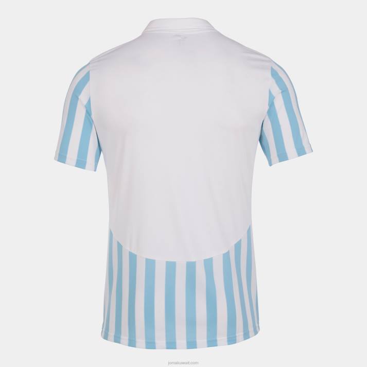 Joma 82P4R3096 أبيض السماء الزرقاء قميص بأكمام قصيرة copa ii رجال