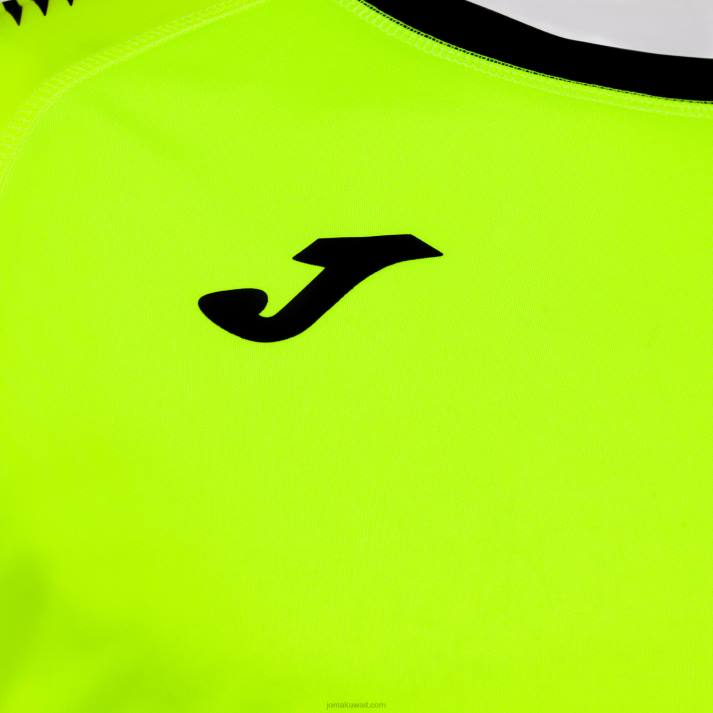 Joma 82P4R3104 الفلورسنت الأصفر قميص قصير الأكمام Hispa III رجال