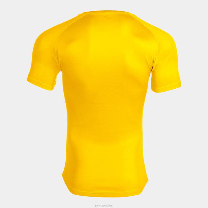 Joma 82P4R3106 الأخضر الأصفر قميص بأكمام قصيرة myskin iii رجال