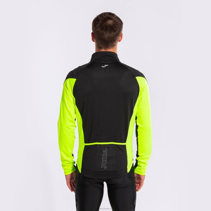 Joma 82P4R310 أسود أصفر فلوري سترة كرونو