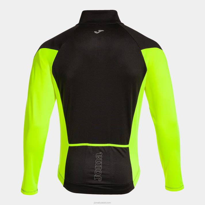 Joma 82P4R310 أسود أصفر فلوري سترة كرونو