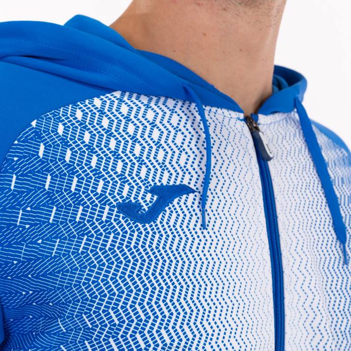 Joma 82P4R3128 أزرق ملكي أبيض سوبرنوفا سترة مقنعين رجال