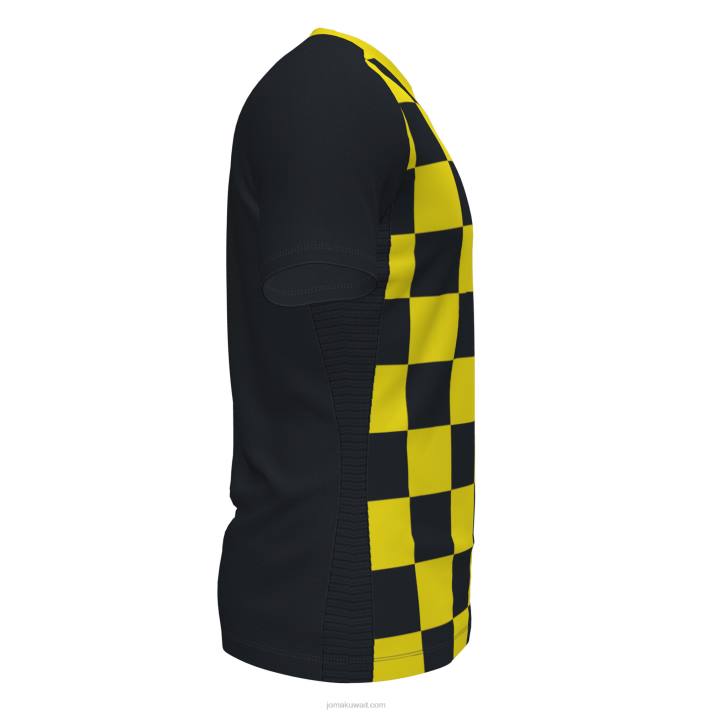 Joma 82P4R3131 أصفر مسود قميص بأكمام قصيرة العلم الثاني رجال