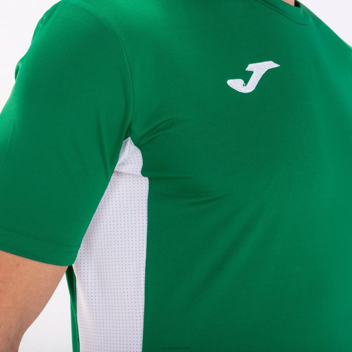 Joma 82P4R3132 أبيض أخضر قميص بأكمام قصيرة superliga رجال