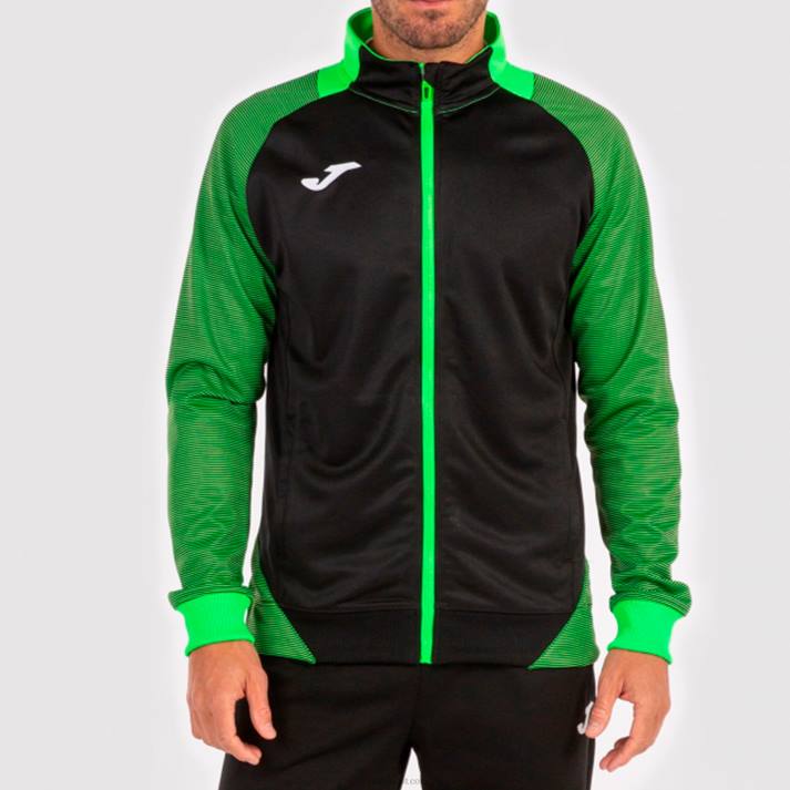 Joma 82P4R3135 أسود أخضر نيون سترة أساسية ثانيا رجال
