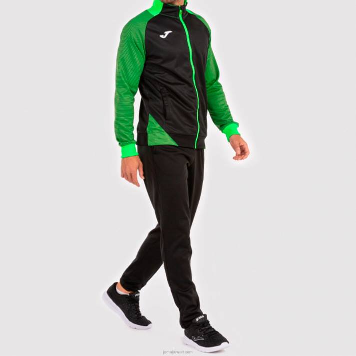 Joma 82P4R3135 أسود أخضر نيون سترة أساسية ثانيا رجال