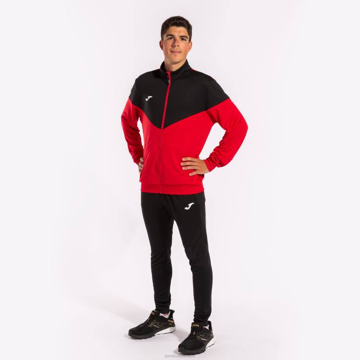Joma 82P4R3158 أحمر أسود أكسفورد رياضية رجال