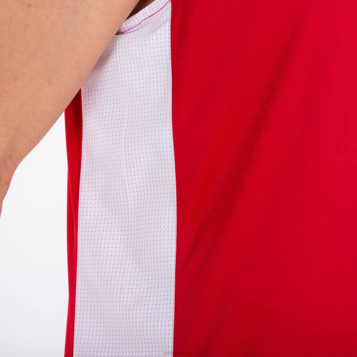 Joma 82P4R3163 احمر ابيض تي شيرت بلا أكمام كانشا ​​الثالث رجال