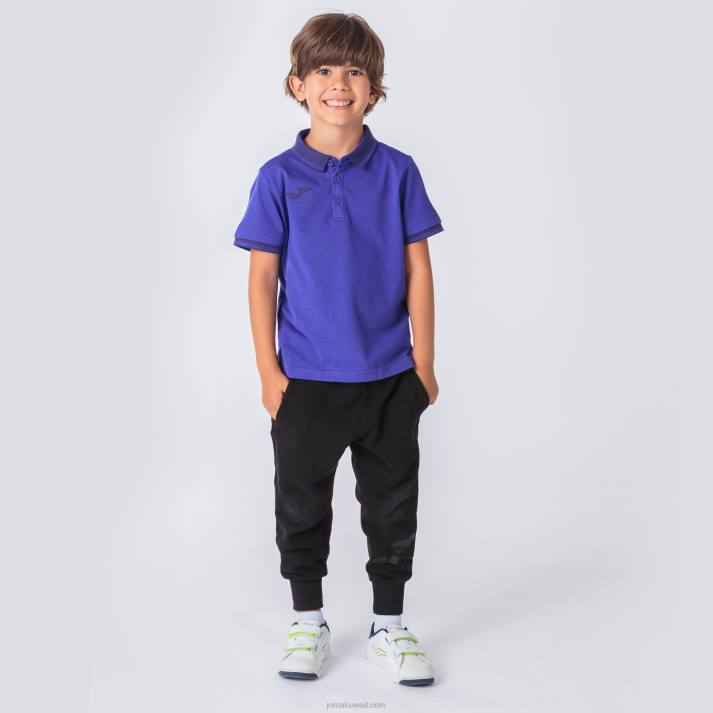 Joma 82P4R316 أرجواني قميص بولو قصير الأكمام Bali II رجال