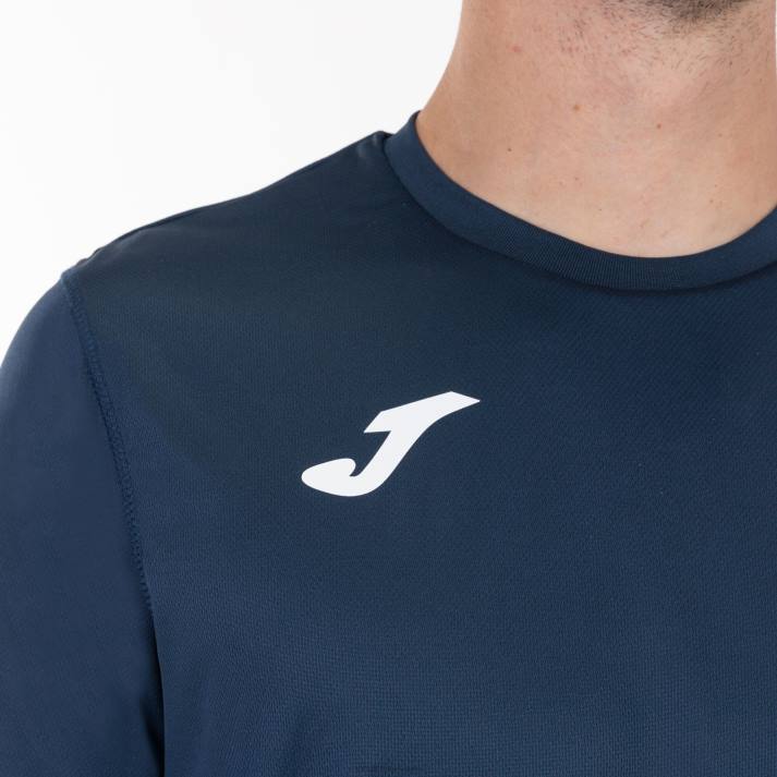 Joma 82P4R317 الأزرق الداكن والأصفر قميص قصير الأكمام كومبي رجال