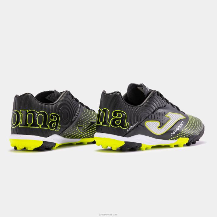 Joma 82P4R31 أسود أصفر فلوري حذاء كرة القدم xpander 23 turf