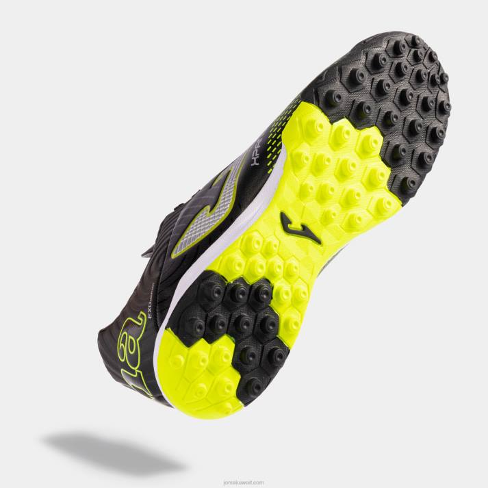 Joma 82P4R31 أسود أصفر فلوري حذاء كرة القدم xpander 23 turf