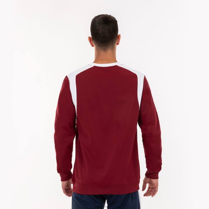 Joma 82P4R3214 بورجوندي أبيض بطولة قميص من النوع الثقيل v رجال