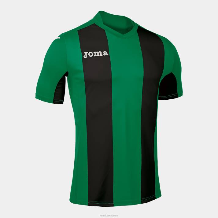 Joma 82P4R3224 أخضر أسود قميص بيزا كم قصير رجال