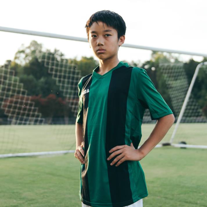 Joma 82P4R3224 أخضر أسود قميص بيزا كم قصير رجال