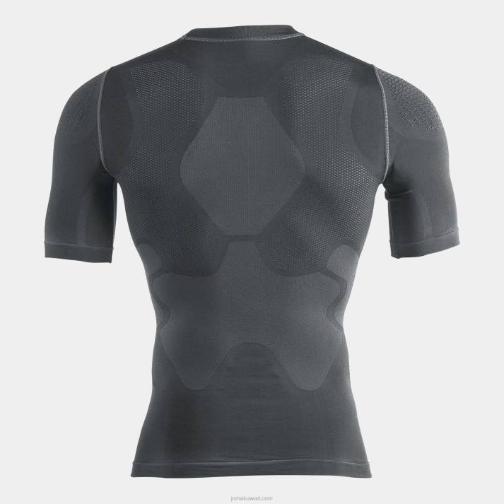 Joma 82P4R3225 الرمادي الداكن قميص قصير الأكمام براما العاطفة الثاني رجال