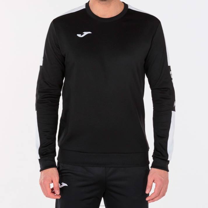 Joma 82P4R3230 أسود أبيض بطولة قميص من النوع الثقيل الرابع رجال