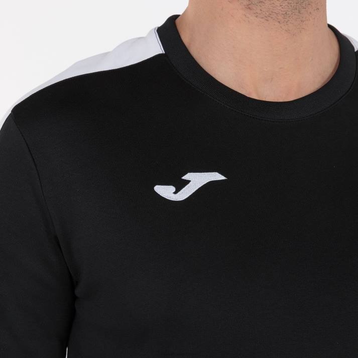 Joma 82P4R3230 أسود أبيض بطولة قميص من النوع الثقيل الرابع رجال