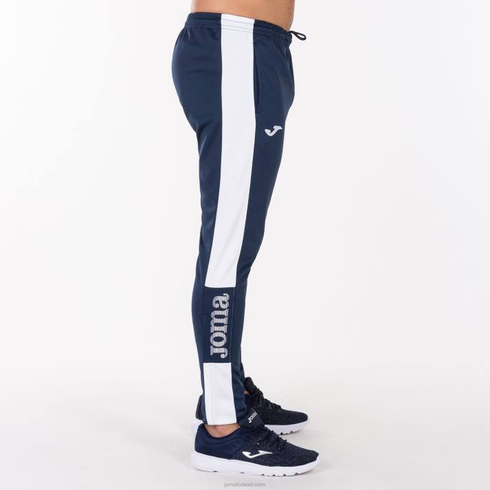 Joma 82P4R3232 الأزرق الداكن الأبيض بطولة السراويل الطويلة الرابع رجال