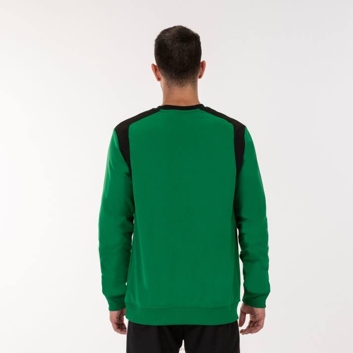 Joma 82P4R3242 أخضر أسود بطولة قميص من النوع الثقيل v رجال