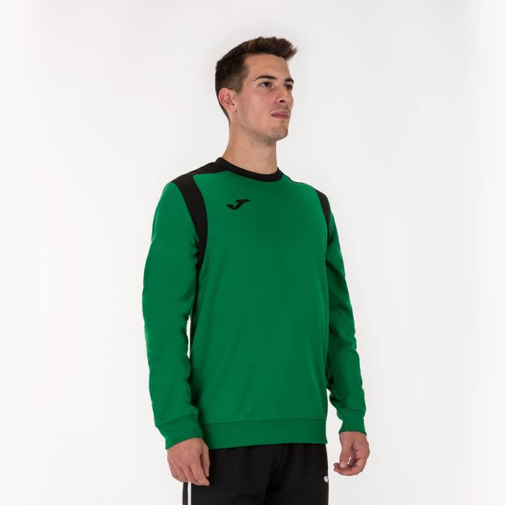 Joma 82P4R3242 أخضر أسود بطولة قميص من النوع الثقيل v رجال