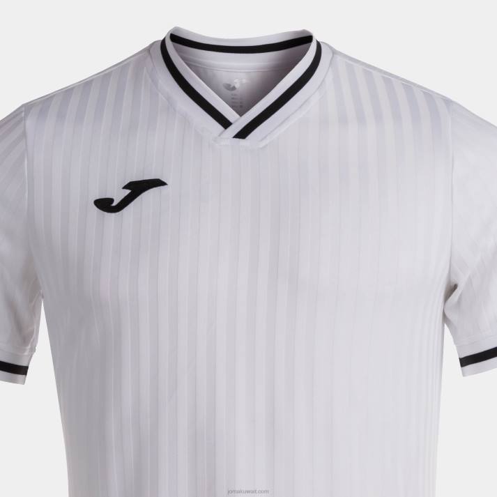 Joma 82P4R3260 أبيض قميص قصير الأكمام toletum iii رجال