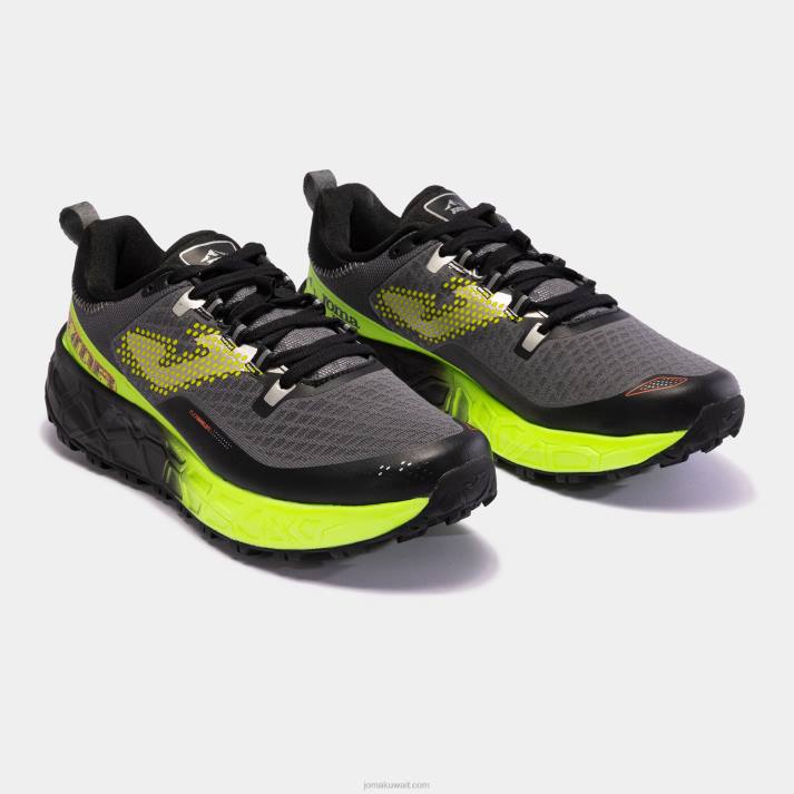 Joma 82P4R3266 أسود أصفر فلوري حذاء الجري tk.sima 23 رجال