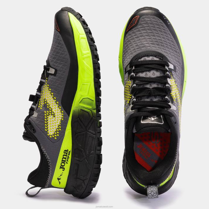 Joma 82P4R3266 أسود أصفر فلوري حذاء الجري tk.sima 23 رجال