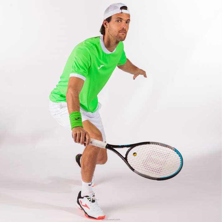 Joma 82P4R3272 نيون الخضراء قميص قصير الأكمام مفتوح iii رجال