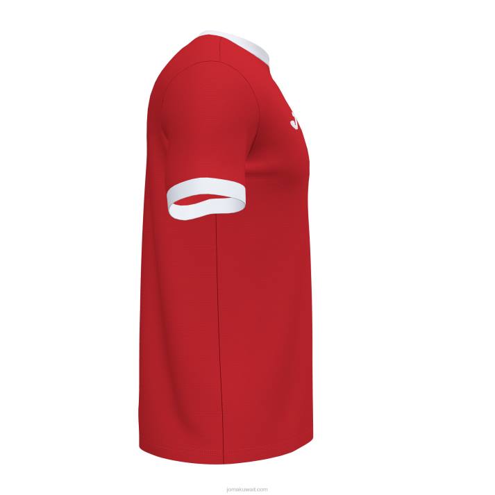 Joma 82P4R3274 أحمر قميص قصير الأكمام مفتوح iii رجال