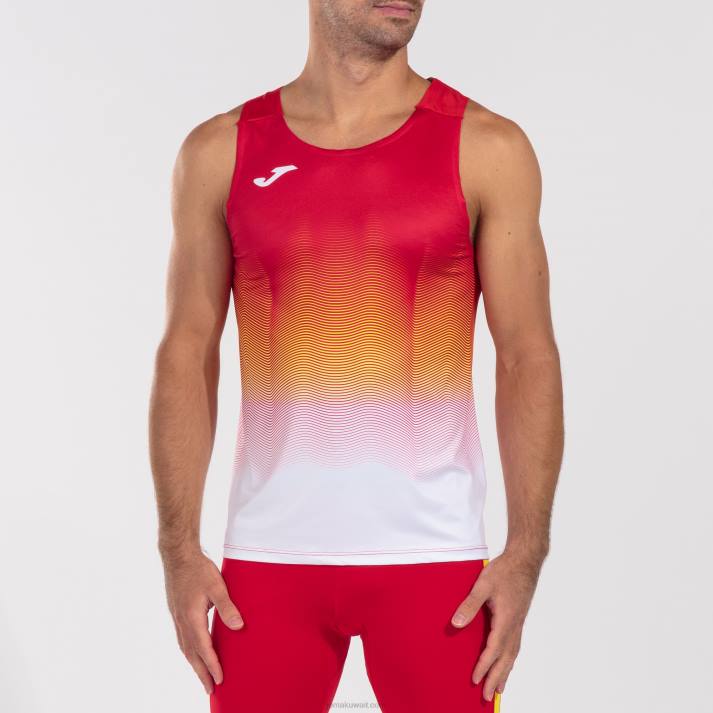 Joma 82P4R327 أحمر أبيض أصفر أعلى خزان النخبة السابع رجال