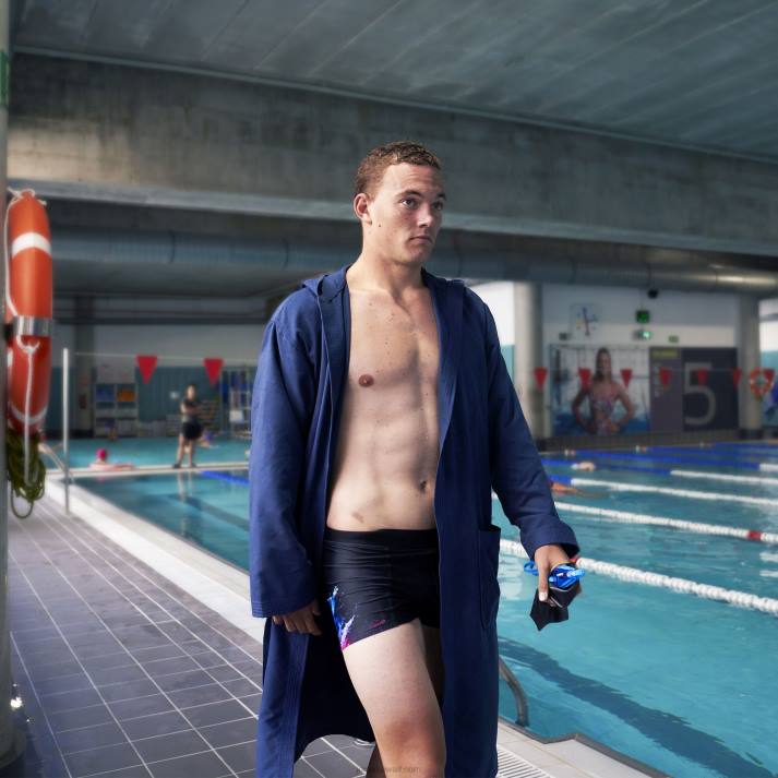 Joma 82P4R3280 أسود شورت السباحة سبلاش رجال