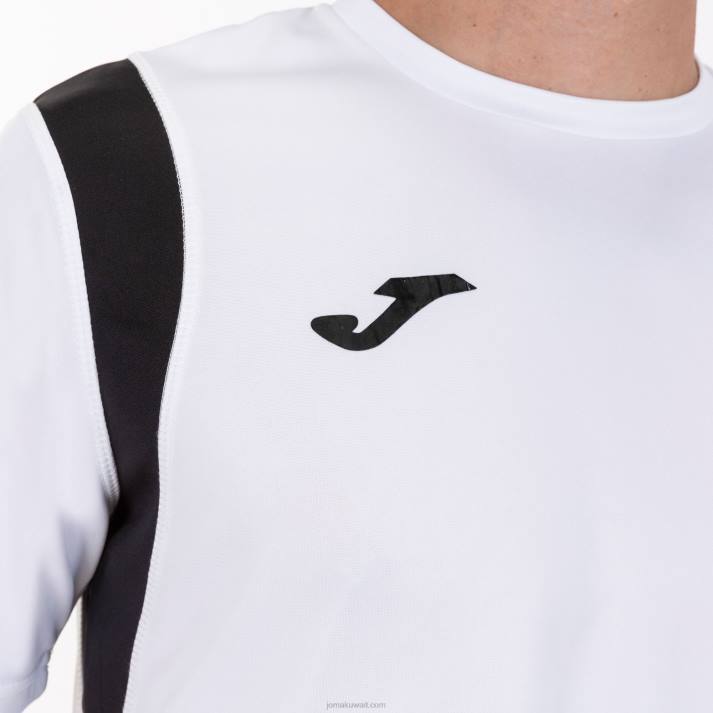 Joma 82P4R3281 أبيض قميص دينامو كم قصير رجال