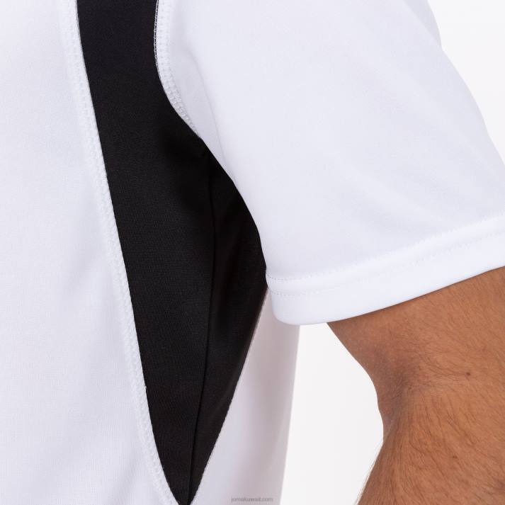 Joma 82P4R3281 أبيض قميص دينامو كم قصير رجال