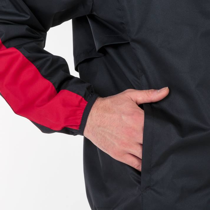 Joma 82P4R3282 أسود أحمر بطولة سترة المطر الرابع رجال