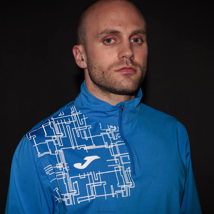 Joma 82P4R328 الأزرق الملكي قميص من النوع الثقيل النخبة الثامن رجال