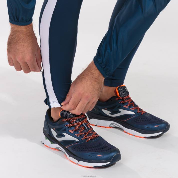 Joma 82P4R3291 الأزرق الداكن الأبيض لباس ضيق طويل النخبة السابع