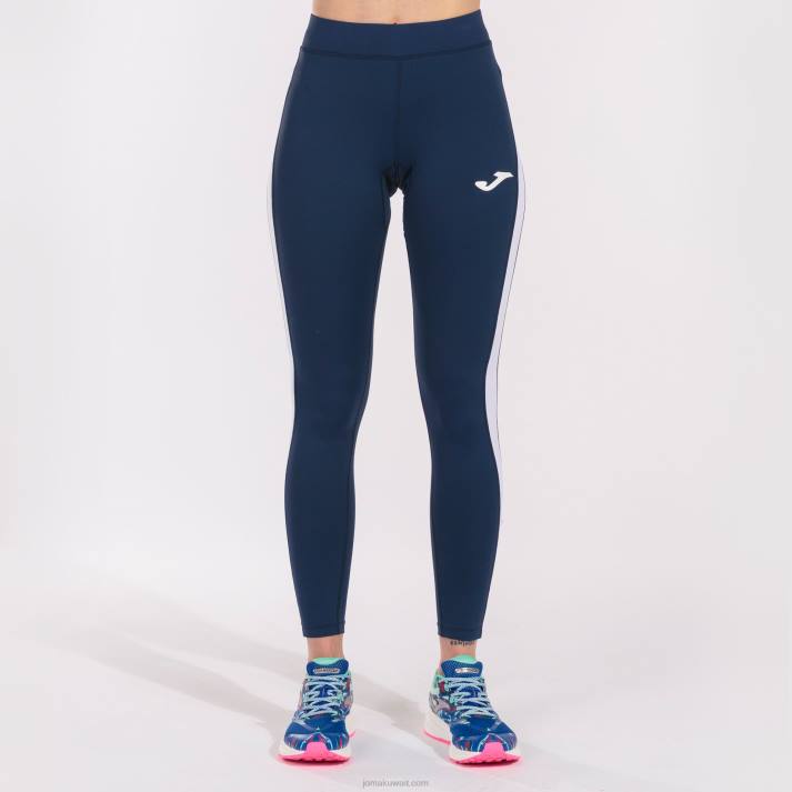 Joma 82P4R3291 الأزرق الداكن الأبيض لباس ضيق طويل النخبة السابع