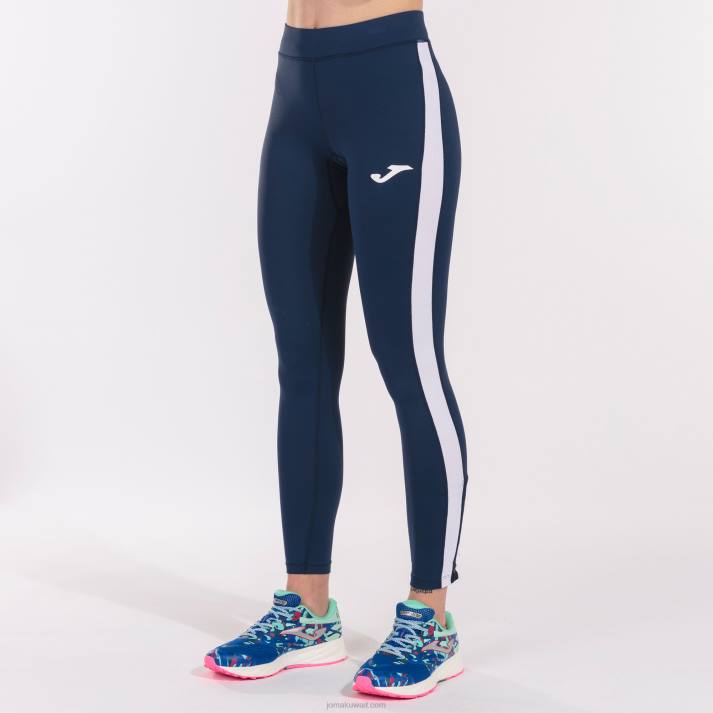 Joma 82P4R3291 الأزرق الداكن الأبيض لباس ضيق طويل النخبة السابع