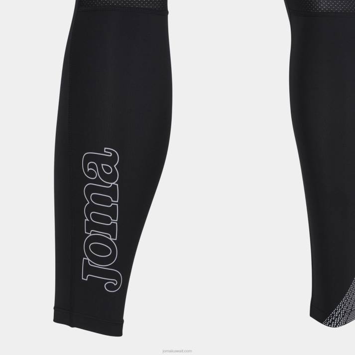Joma 82P4R3296 أسود لباس ضيق طويل يلة رجال