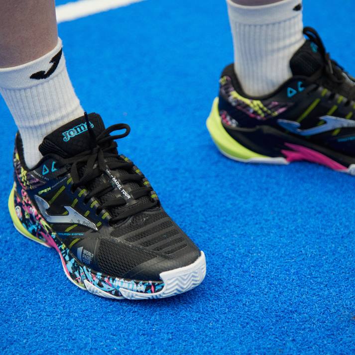 Joma 82P4R32 أسود أحذية t.open 23 world padel tour-wpt clay