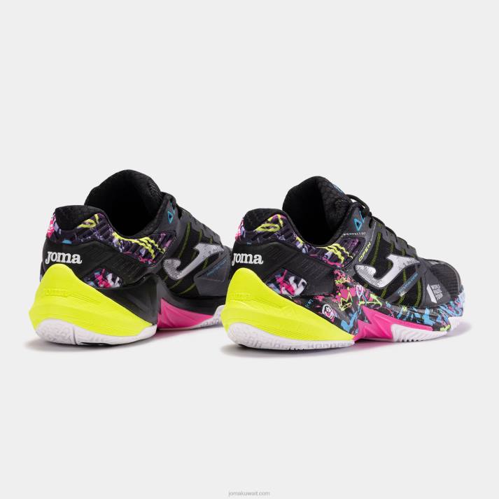 Joma 82P4R32 أسود أحذية t.open 23 world padel tour-wpt clay