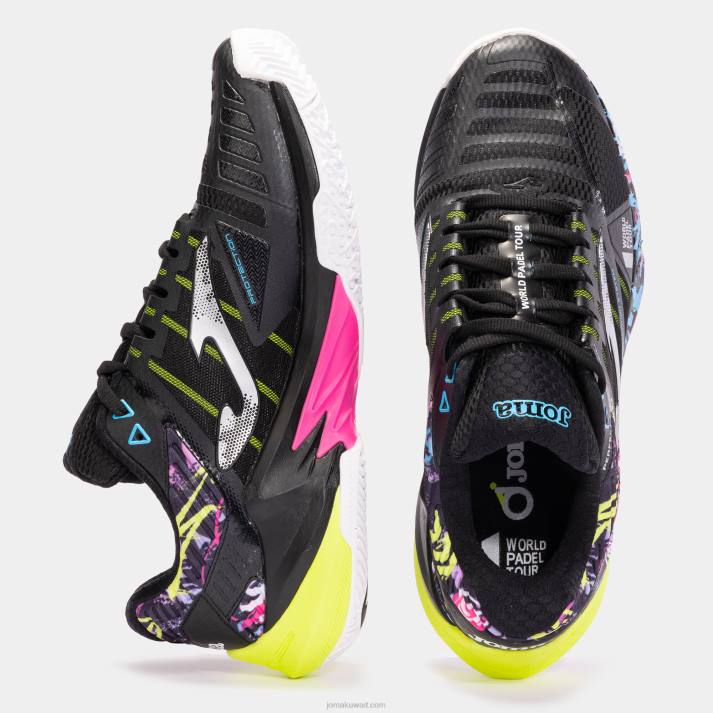 Joma 82P4R32 أسود أحذية t.open 23 world padel tour-wpt clay