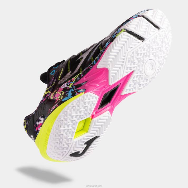 Joma 82P4R32 أسود أحذية t.open 23 world padel tour-wpt clay