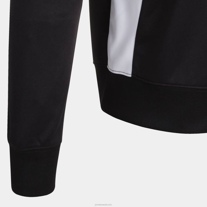 Joma 82P4R3308 أسود أبيض بطولة قميص من النوع الثقيل vi رجال