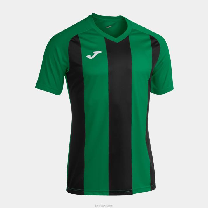 Joma 82P4R3317 أخضر أسود قميص بأكمام قصيرة بيزا الثاني رجال