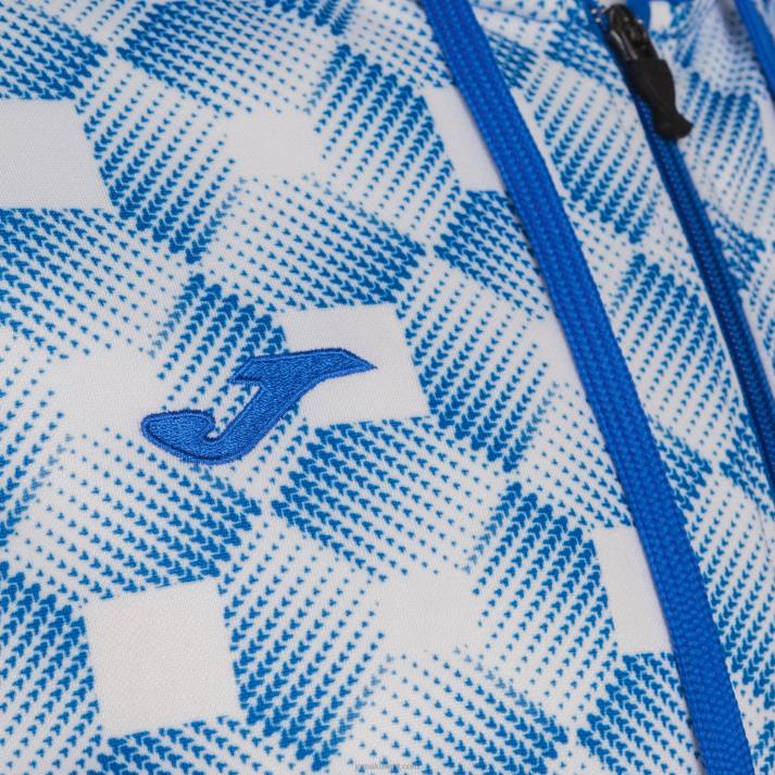 Joma 82P4R3318 أزرق ملكي أبيض سترة سوبرنوفا مقنعين III رجال