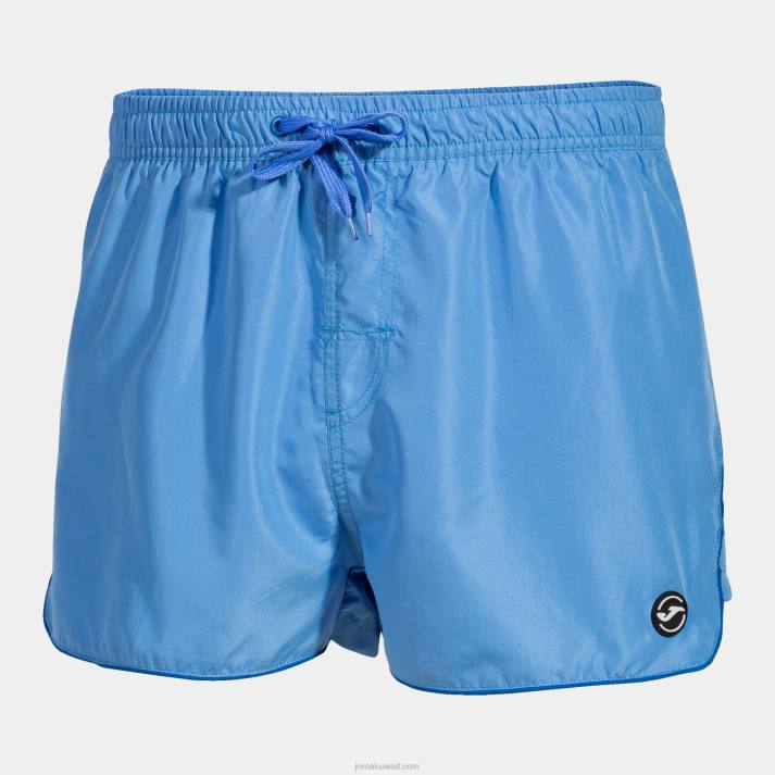 Joma 82P4R3329 أزرق منحنى جذوع السباحة رجال