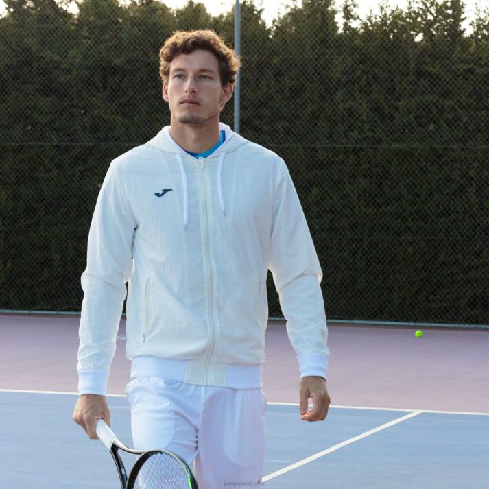 Joma 82P4R332 أبيض كحلي سترة بغطاء للرأس من torneo رجال