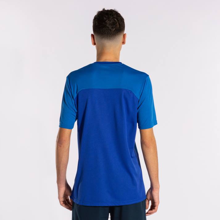 Joma 82P4R3332 الأزرق الملكي قميص قصير الأكمام الفائز الثاني رجال